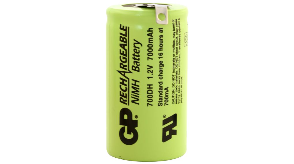 Akku, Ni-MH, D, 1.2V, 7Ah
